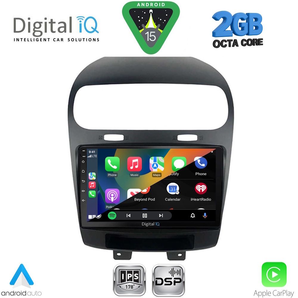 DIGITAL IQ RSF 4144_CPA (9inc) MULTIMEDIA TABLET for FIAT FREEMONT mod. 2008-2020 - immagine 2