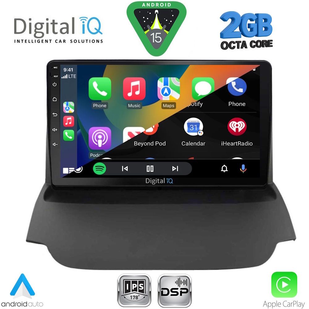 DIGITAL IQ RSF 4150_CPA (9inc) MULTIMEDIA TABLET for FORD ECOSPORT mod. 2012-2018 - immagine 2