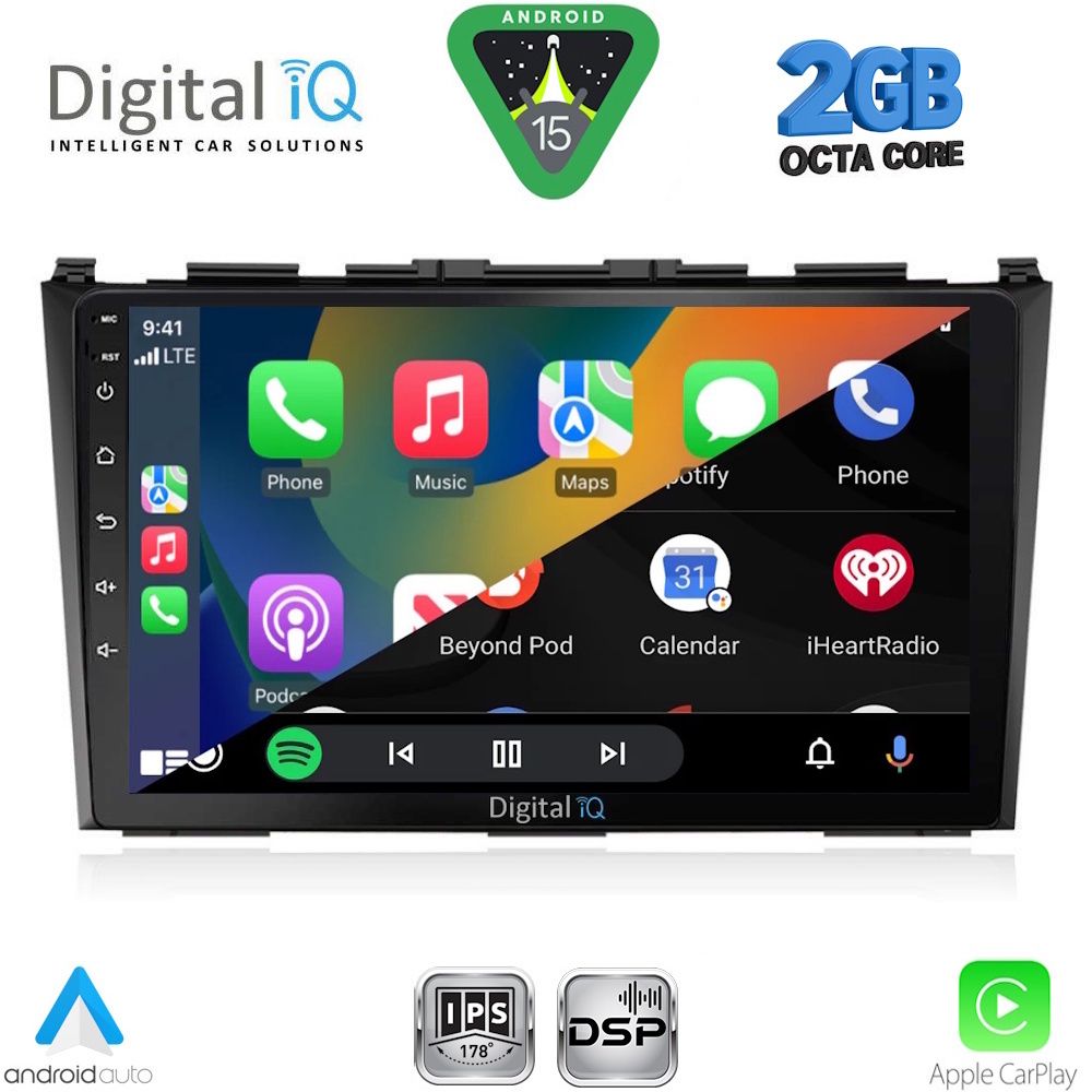 DIGITAL IQ RSF 4197_CPA (9inc) MULTIMEDIA TABLET for HONDA CRV mod. 2006-2012 - immagine 2