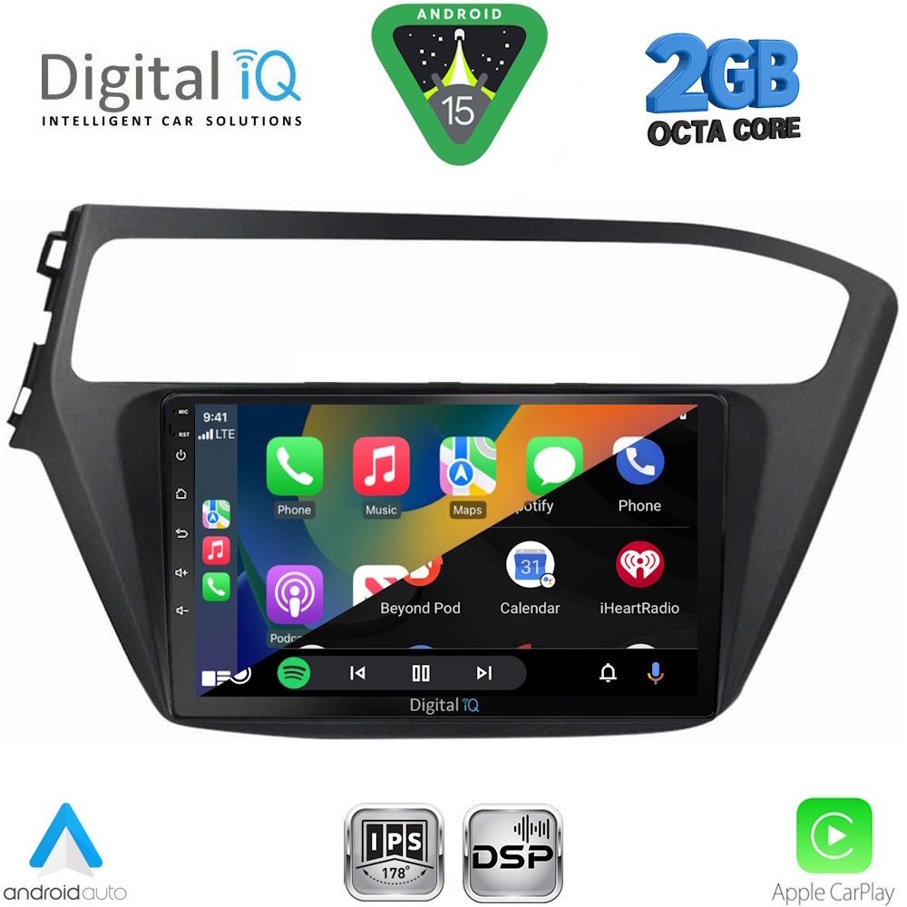 DIGITAL IQ RSF 4230_CPA (9inc) MULTIMEDIA TABLET for HYUNDAI i20 mod. 2018-2021 - immagine 2