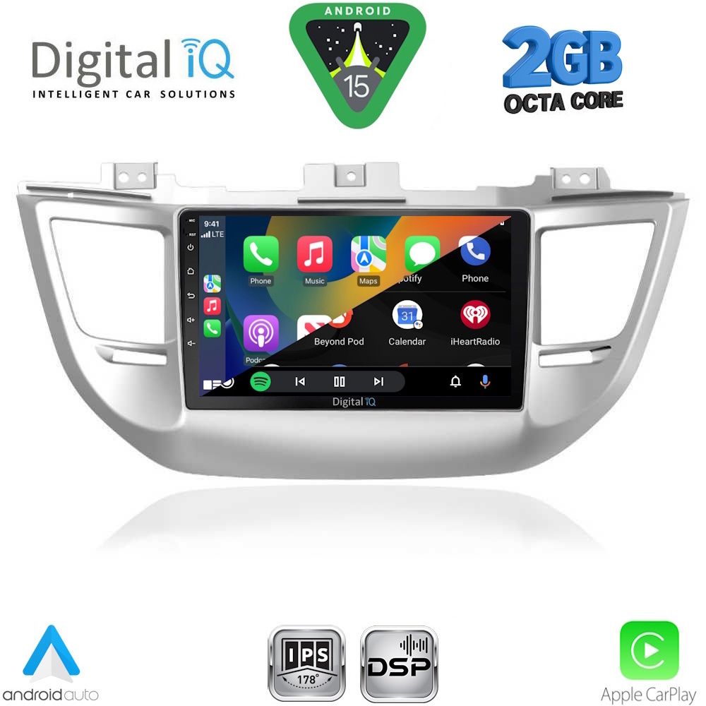 DIGITAL IQ RSF 4243_CPA (9inc) MULTIMEDIA TABLET for HYUNDAI TUCSON mod. 2015-2019 - immagine 2