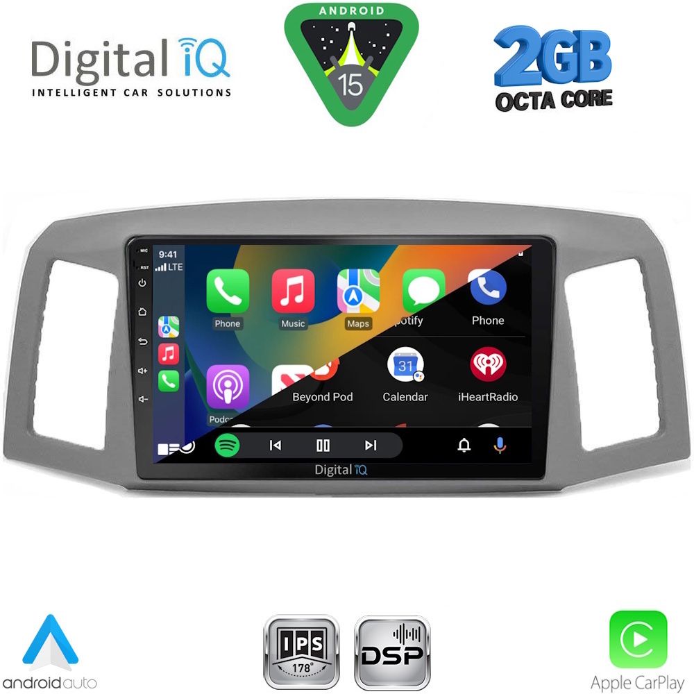 DIGITAL IQ RSF 4281_CPA (10inc) MULTIMEDIA TABLET for JEEP GRAND CHEROKEE mod. 2005-2007 - immagine 3