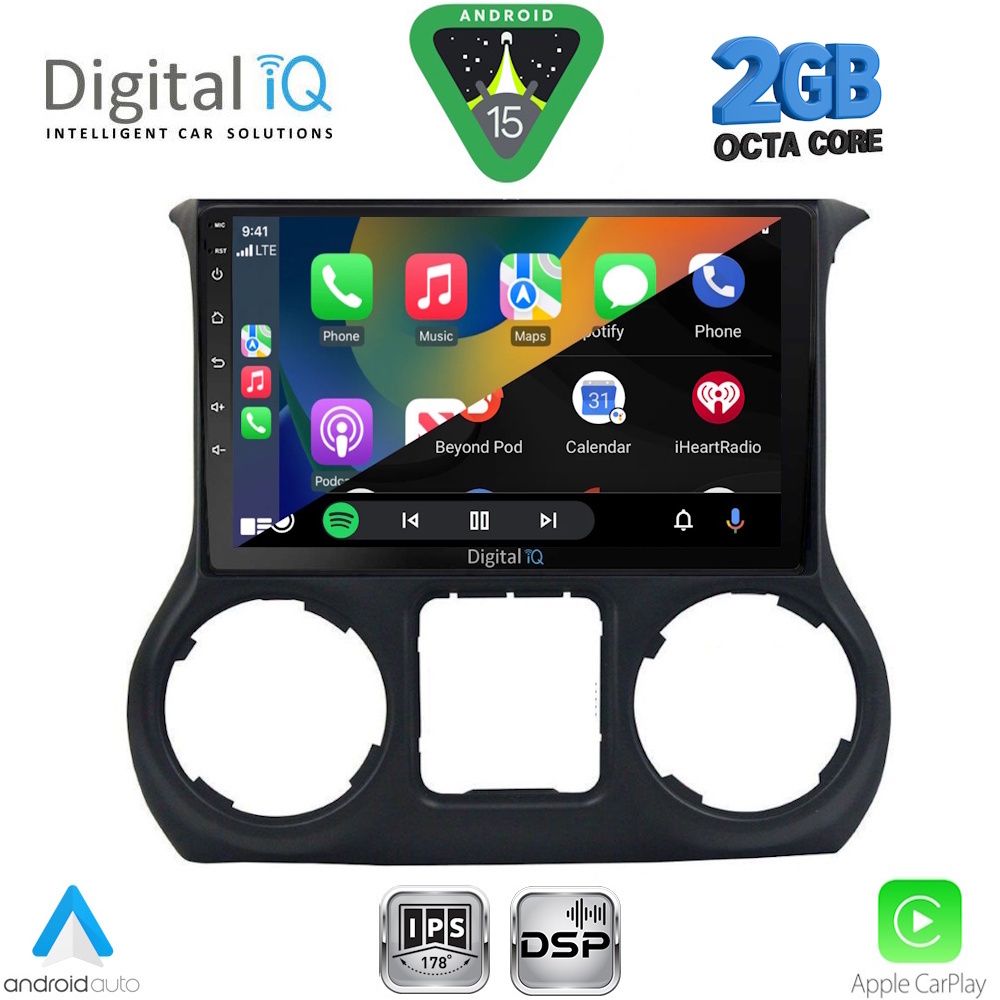 DIGITAL IQ RSF 4296_CPA (10inc) MULTIMEDIA TABLET for JEEP WRANGLER mod. 2014-2017 - immagine 2