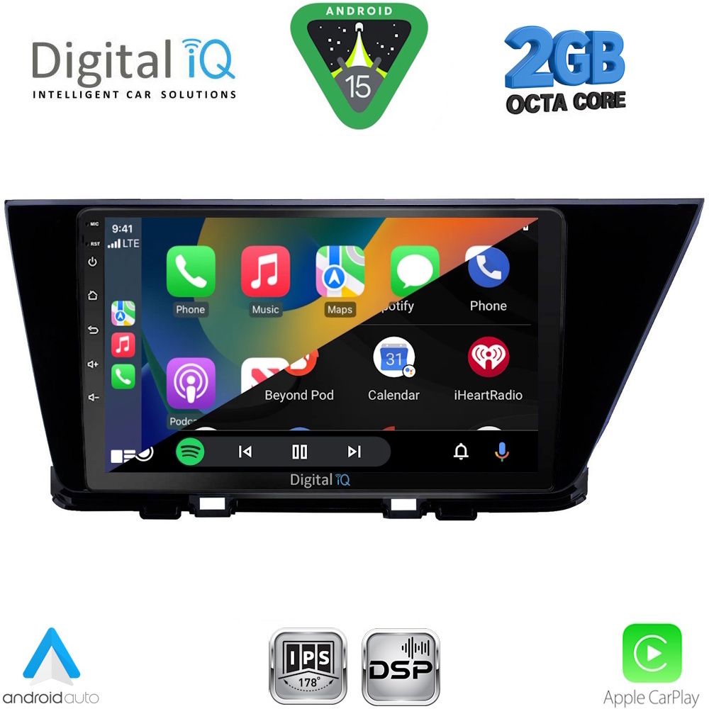 DIGITAL IQ RSF 4305_CPA (9inc) MULTIMEDIA TABLET for KIA NIRO mod. 2017-2021 - immagine 2