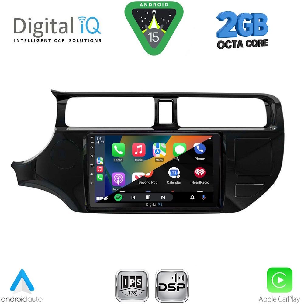 DIGITAL IQ RSF 4314_CPA (9inc) MULTIMEDIA TABLET for KIA RIO mod. 2012-2015 - immagine 2