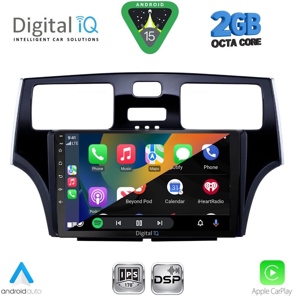 DIGITAL IQ RSF 4342_CPA (9inc) MULTIMEDIA TABLET for LEXUS ES 300 mod. 2000-2006 - immagine 2