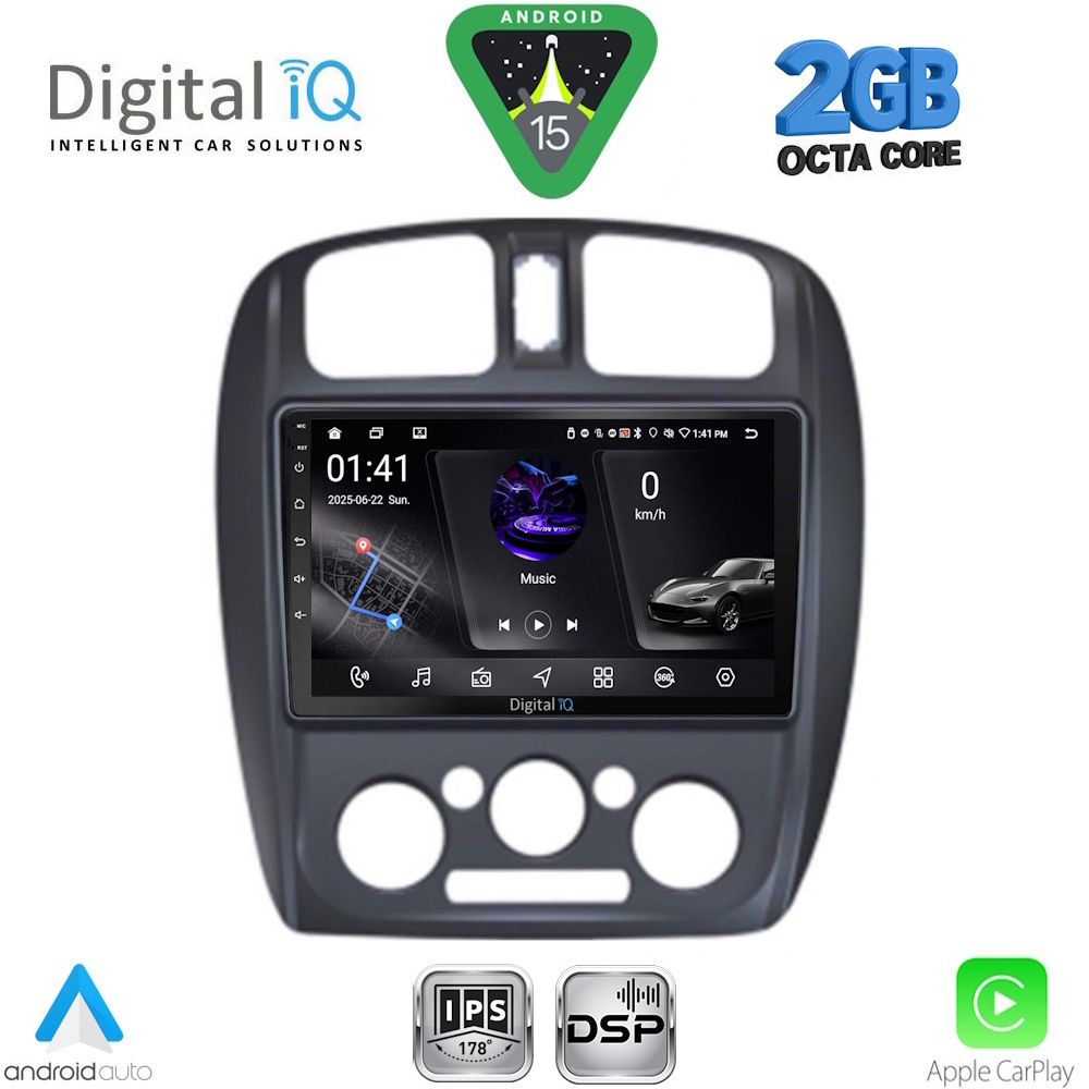 DIGITAL IQ RSF 4363_CPA (9inc) MULTIMEDIA TABLET for MAZDA 323 mod. 1998-2004