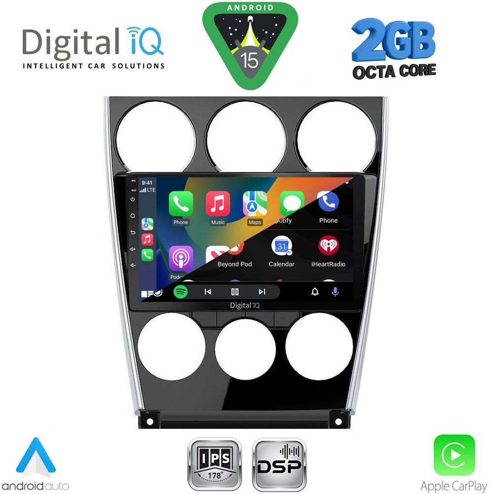 DIGITAL IQ RSF 4375_CPA (9inc) MULTIMEDIA TABLET for MAZDA 6 (FACELIFT) mod. 2005-2008 - immagine 2