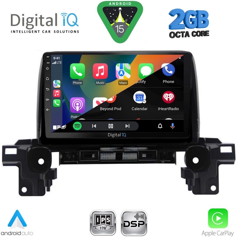 DIGITAL IQ RSF 4381_CPA (9inc) MULTIMEDIA TABLET for MAZDA CX5 mod. 2017-2025 - immagine 2