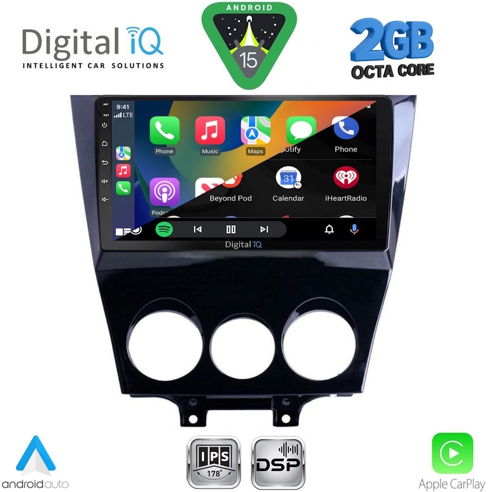 DIGITAL IQ RSF 4395_CPA (9inc) MULTIMEDIA TABLET for MAZDA RX8 mod. 2008-2014 - immagine 2