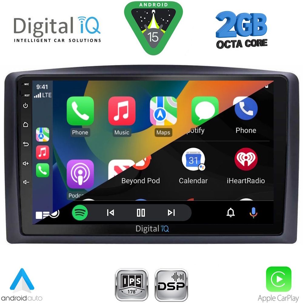 DIGITAL IQ RSF 4421_CPA (10inc) MULTIMEDIA TABLET for MERCEDES VITO – VIANO (W447) mod. 2015-2022 - immagine 2
