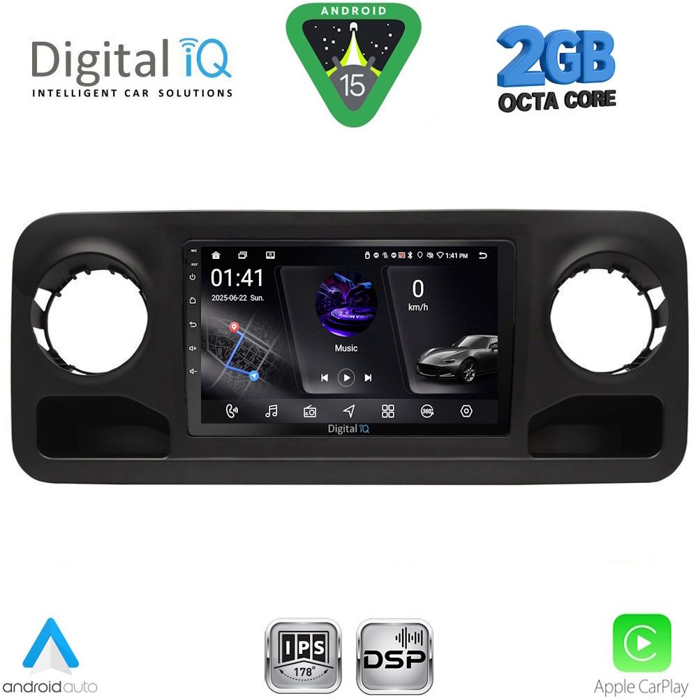 DIGITAL IQ RSF 4424_CPA (10inc) MULTIMEDIA TABLET for MERCEDES SPRINTER mod. 2018-2026