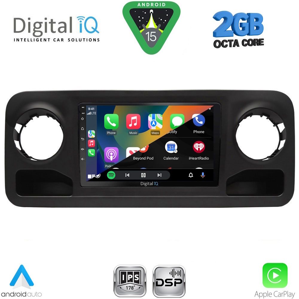 DIGITAL IQ RSF 4424_CPA (10inc) MULTIMEDIA TABLET for MERCEDES SPRINTER mod. 2018-2026 - immagine 2