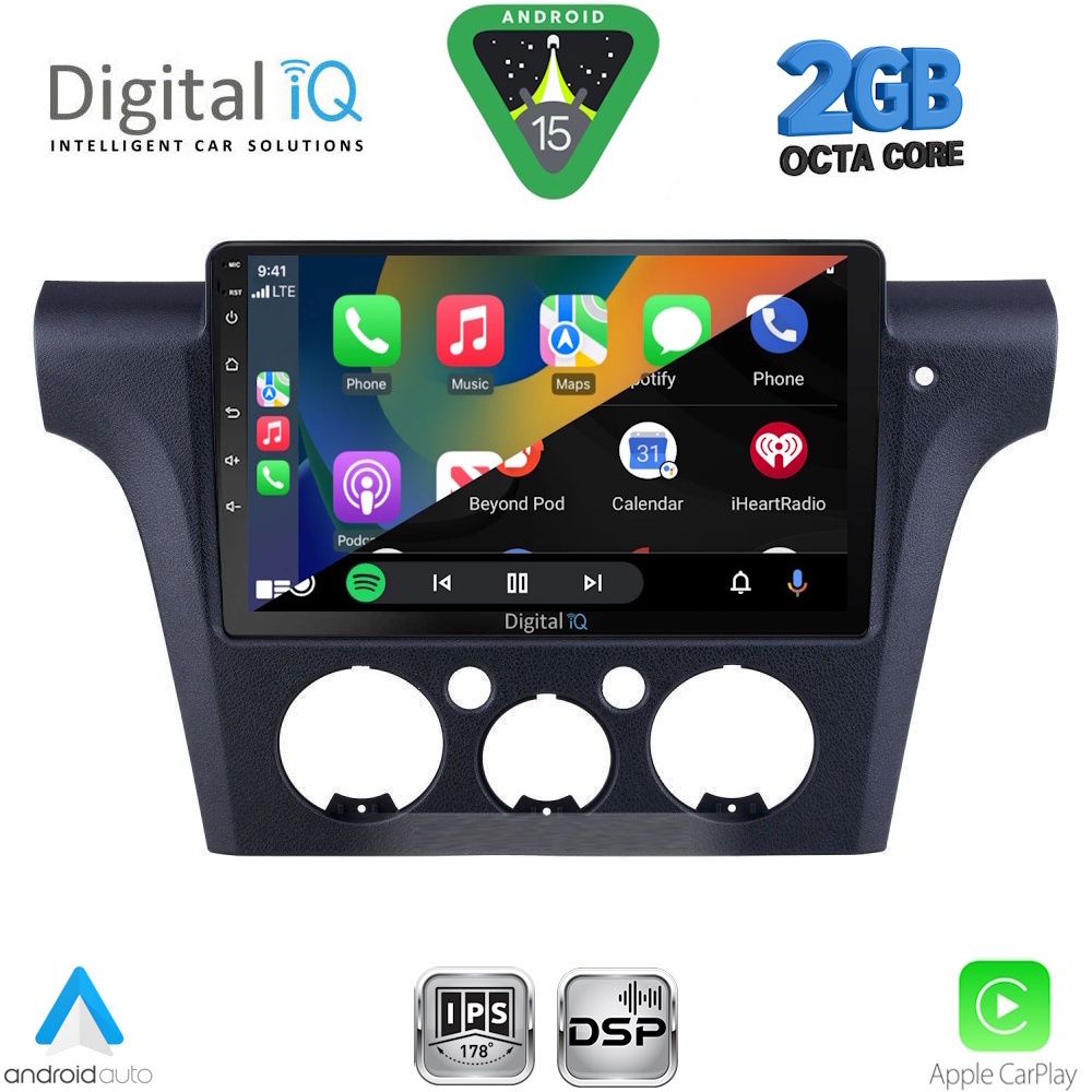 DIGITAL IQ RSF 4441_CPA CLIMA (10inc) MULTIMEDIA TABLET for MITSUBISHI OUTLANDER mod. 2001-2005 with CLIMA - immagine 2