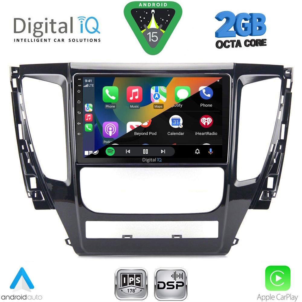 DIGITAL IQ RSF 4447A_CPA (9inc) MULTIMEDIA TABLET for MITSUBISHI PAJERO mod. 2013-2020 - immagine 2