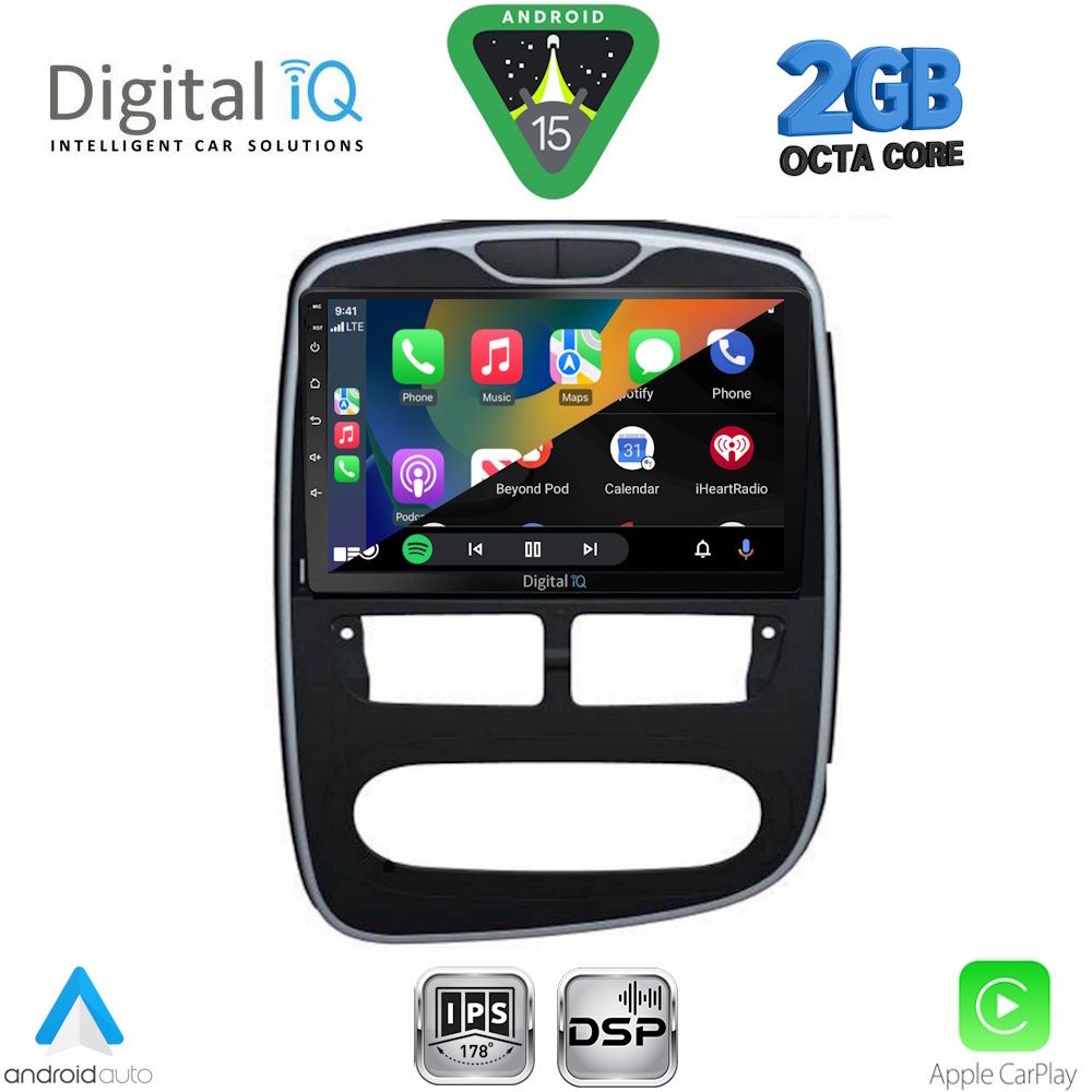 DIGITAL IQ RSF 4544_CPA (10inc) MULTIMEDIA TABLET for RENAULT CLIO mod. 2012-2015 - immagine 2