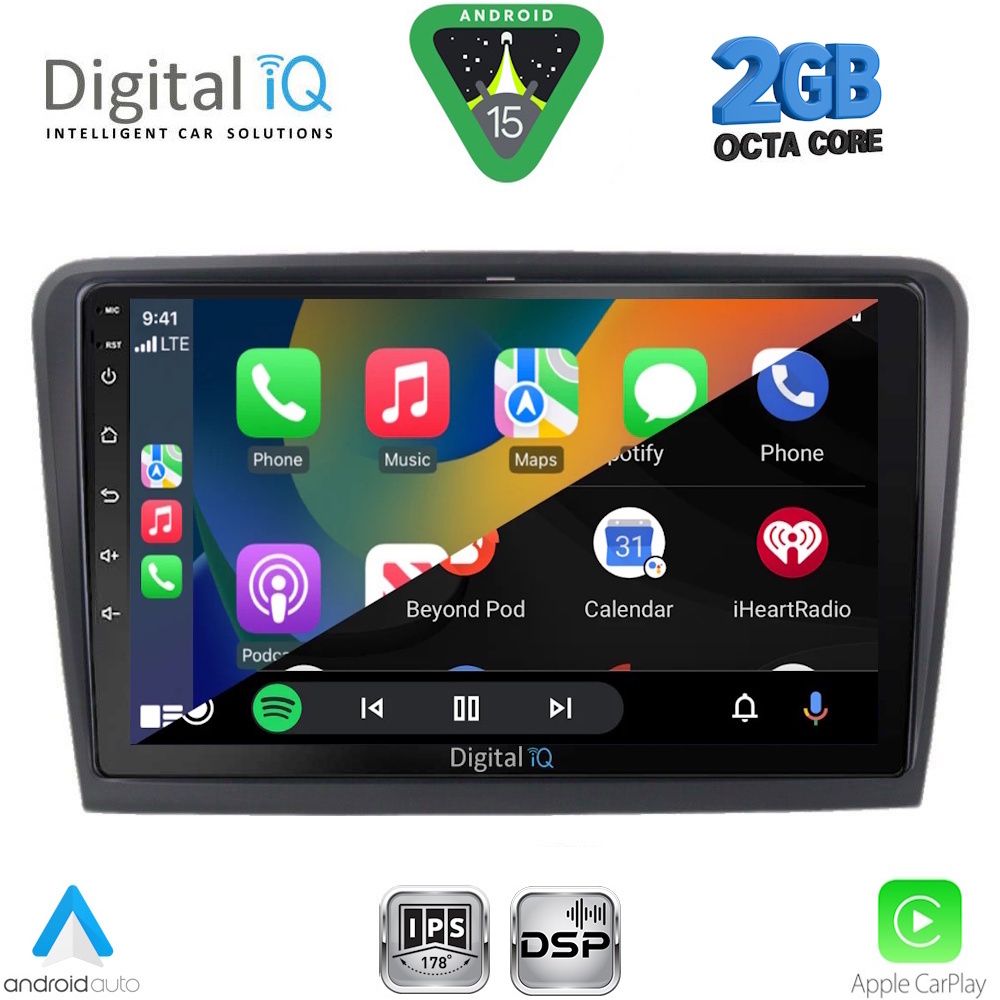 DIGITAL IQ RSF 4604B_CPA (10inc) MULTIMEDIA TABLET for SKODA SUPERB mod. 2008-2015 - immagine 2