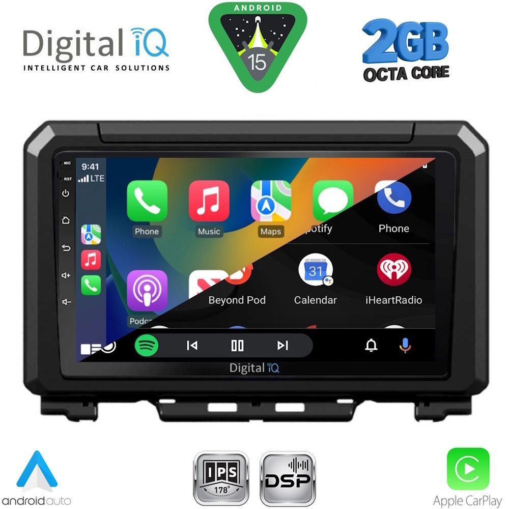 DIGITAL IQ RSF 4679_CPA (9inc) MULTIMEDIA TABLET for SUZUKI JIMNY mod. 2017-2026 - immagine 2