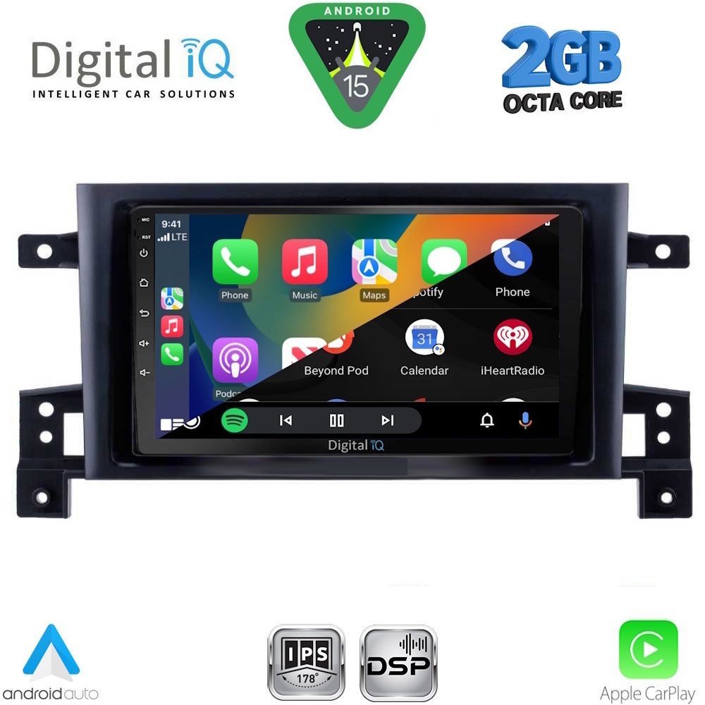 DIGITAL IQ RSF 4696_CPA (9inc) MULTIMEDIA TABLET for SUZUKI GRAND VITARA mod. 2005-2015 - immagine 2