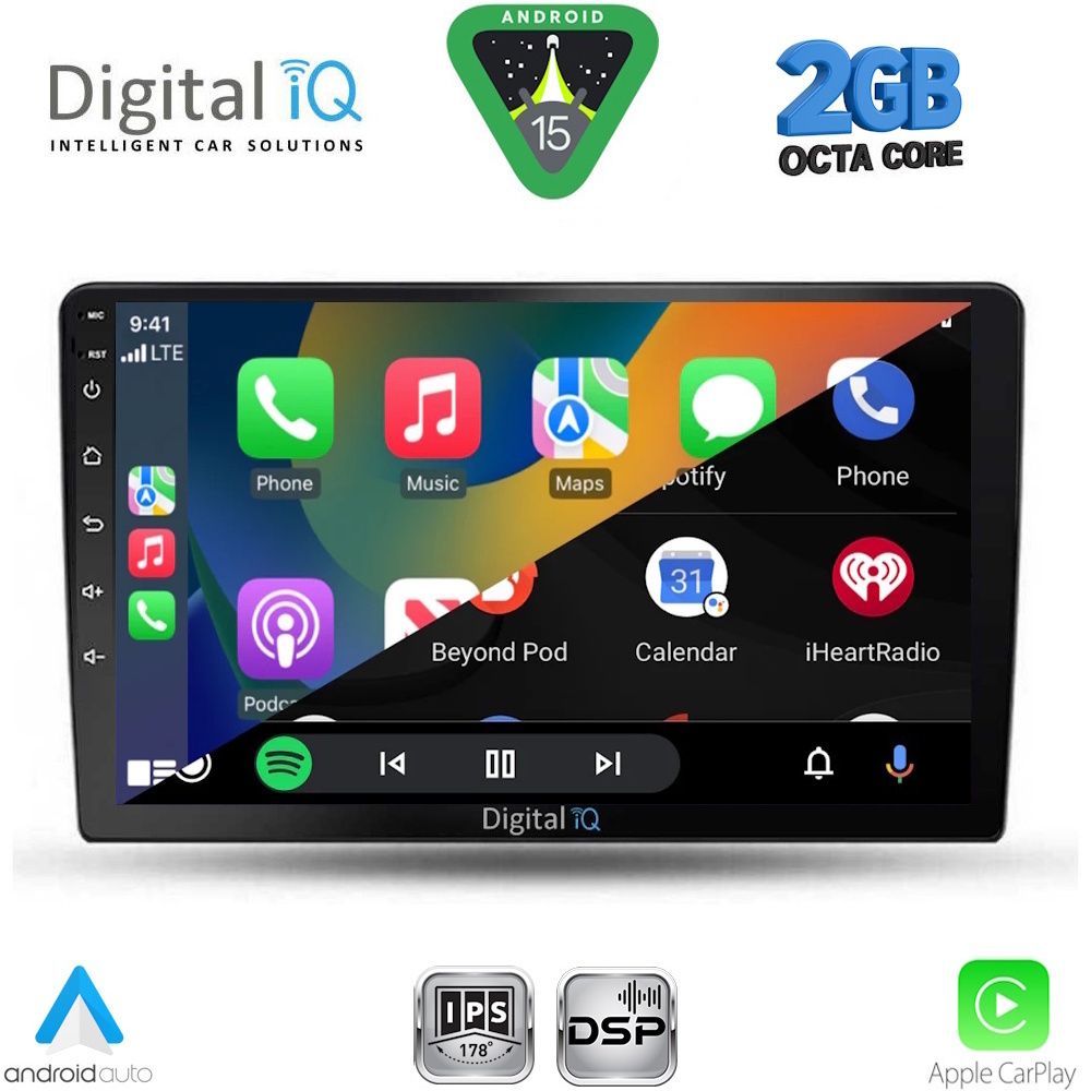 DIGITAL IQ RSF 4711A_CPA (9inc) MULTIMEDIA TABLET for TOYOTA COROLLA VERSO mod. 2000-2004 - immagine 2