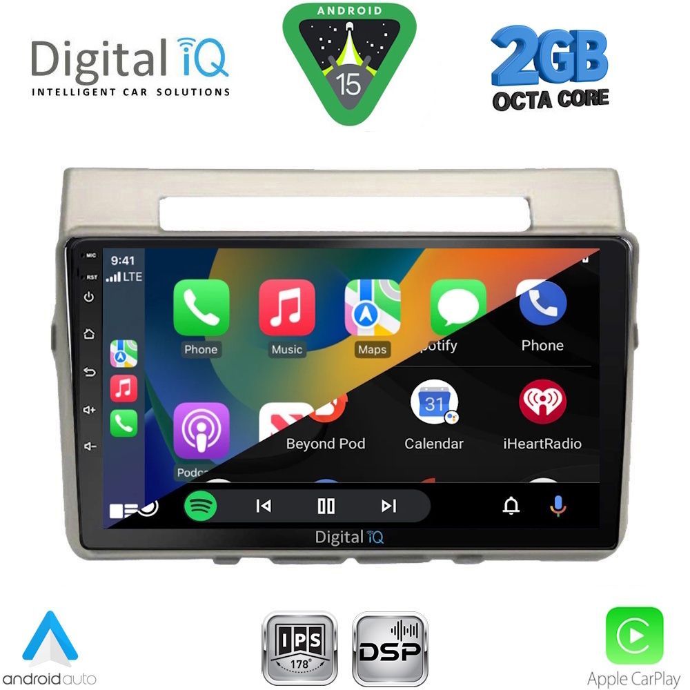 DIGITAL IQ RSF 4711B_CPA (9inc) MULTIMEDIA TABLET for TOYOTA COROLLA VERSO mod. 2004-2009 - immagine 2