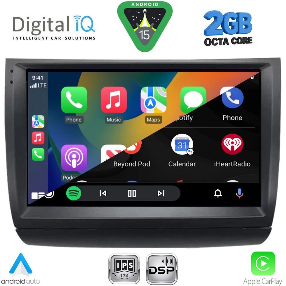 DIGITAL IQ RSF 4728_CPA (9inc) MULTIMEDIA TABLET for TOYOTA PRIUS mod. 2003-2009 - immagine 2