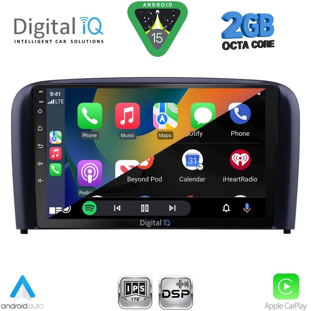 DIGITAL IQ RSF 4786_CPA (9inc) MULTIMEDIA TABLET for VOLVO S80 mod. 1999-2006 - immagine 2