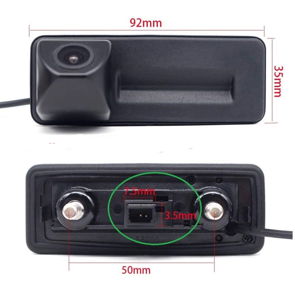 DIGITAL IQ CAMERA SKODA_01 (AHD-NTSC) HANDLE CAMERA AUDI A1 mod. 2010-2018 - SKODA mod. 2008-2014 - immagine 2