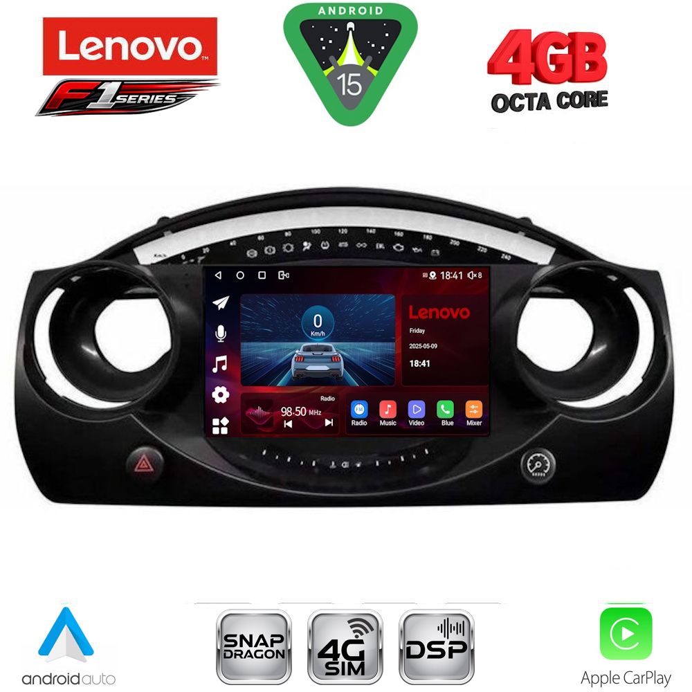 LENOVO SSQ 9063_CPA (9inc) MULTIMEDIA TABLET for MINI COOPER (R50-R52-R53) mod. 2000-2006