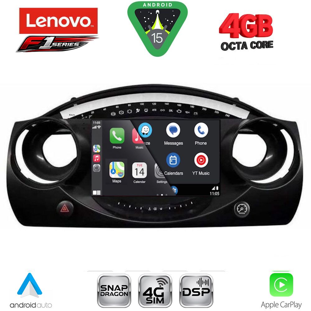 LENOVO SSQ 9063_CPA (9inc) MULTIMEDIA TABLET for MINI COOPER (R50-R52-R53) mod. 2000-2006 - immagine 2