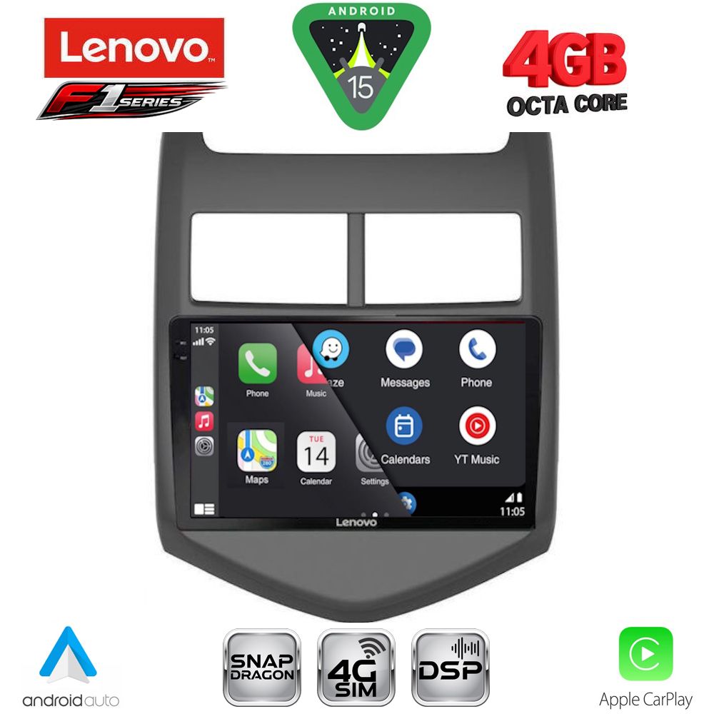 LENOVO SSQ 9074_CPA (9inc) MULTIMEDIA TABLET for CHEVROLET AVEO mod. 2011-2014 - immagine 2