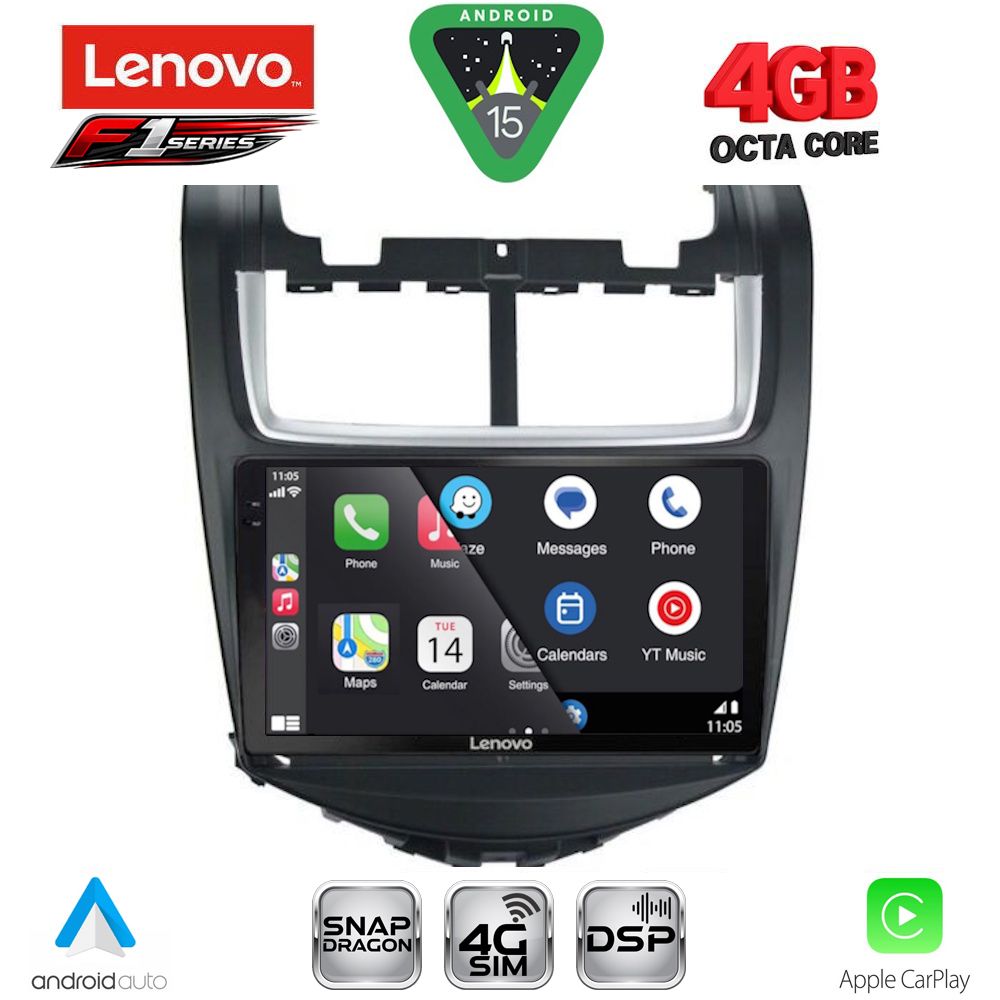 LENOVO SSQ 9075_CPA (9inc) MULTIMEDIA TABLET for CHEVROLET AVEO mod. 2014-2017 - immagine 2