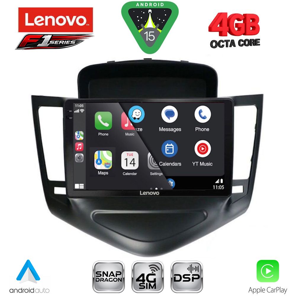 LENOVO SSQ 9076_CPA (9inc) MULTIMEDIA TABLET for CHEVROLET CRUZE mod. 2008-2012 - immagine 2
