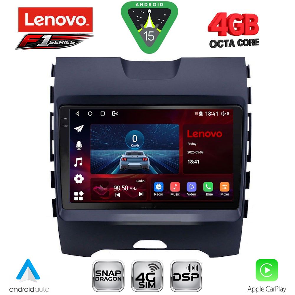 LENOVO SSQ 9152_CPA (9inc) MULTIMEDIA TABLET for FORD EDGE mod. 2015-2023