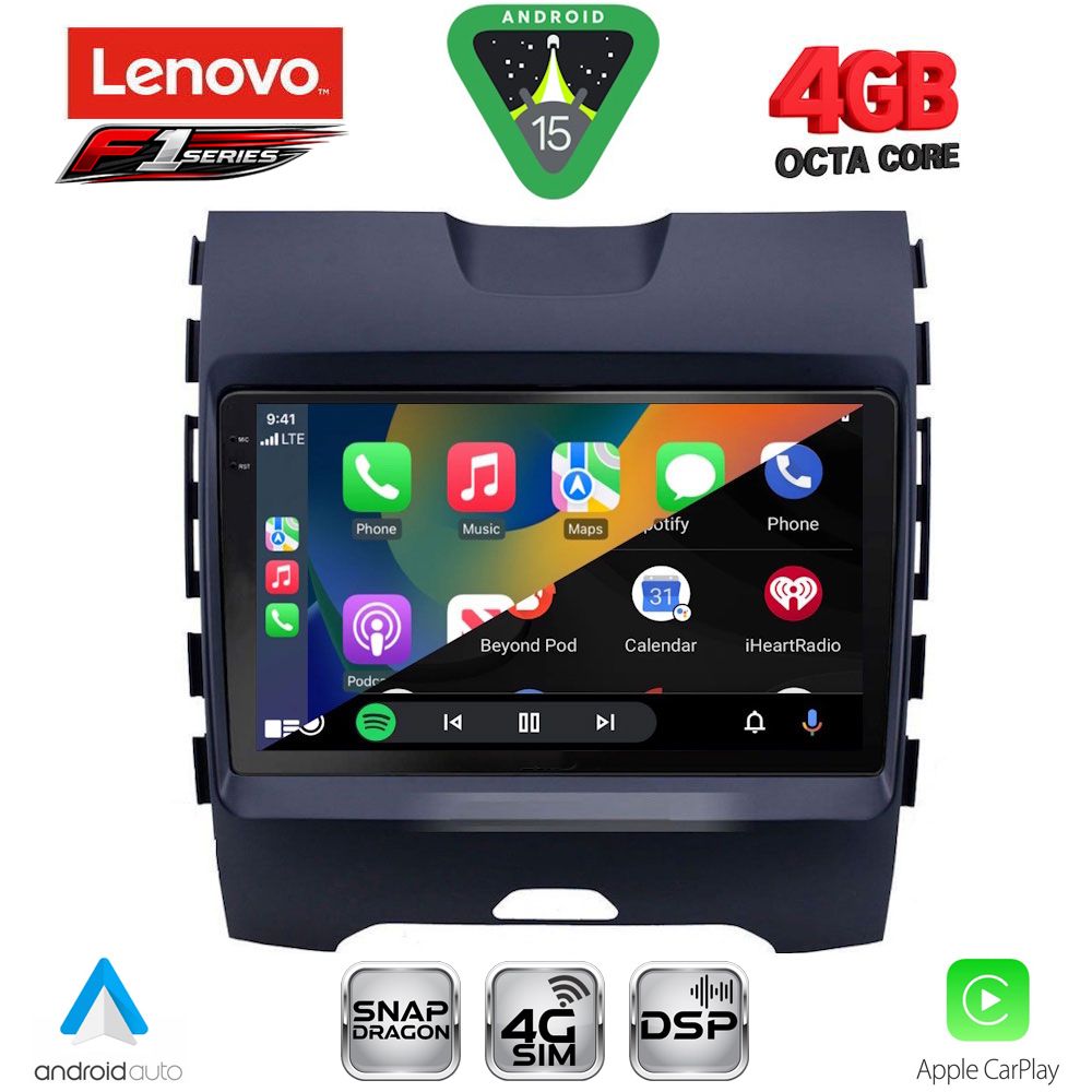 LENOVO SSQ 9152_CPA (9inc) MULTIMEDIA TABLET for FORD EDGE mod. 2015-2023 - immagine 2
