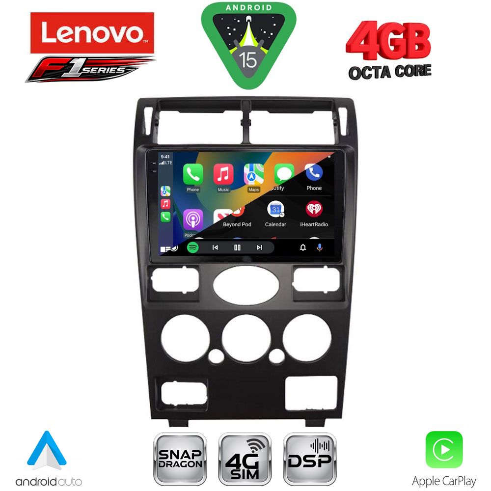 LENOVO SSQ 9161B_CPA (9inc) MULTIMEDIA TABLET for FORD MONDEO mod. 2003-2006 - immagine 2