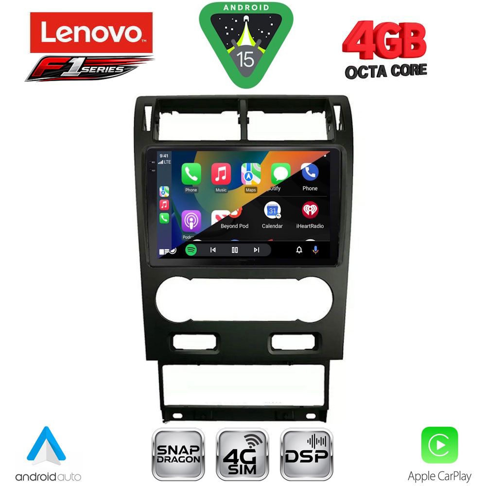 LENOVO SSQ 9161A_CPA (9inc) MULTIMEDIA TABLET for FORD MONDEO mod. 2003-2006 - immagine 2