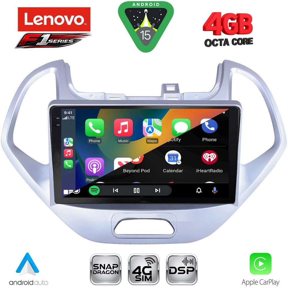 LENOVO SSQ 9167LO_CPA (9inc) MULTIMEDIA TABLET for FORD KA mod. 2017-2024 - immagine 2