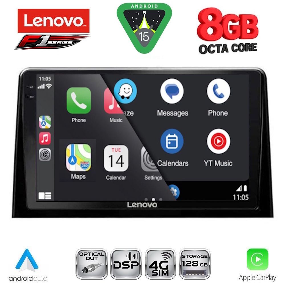 LENOVO SSR 10082_CPA (10inc) MULTIMEDIA TABLET for CITROEN BERLINGO – OPEL COMBO – PEUGEOT PARTNER – TOYOTA PROACE mod. 2018-2026 - FIAT DOBLO mod. 2022-2026 - immagine 2