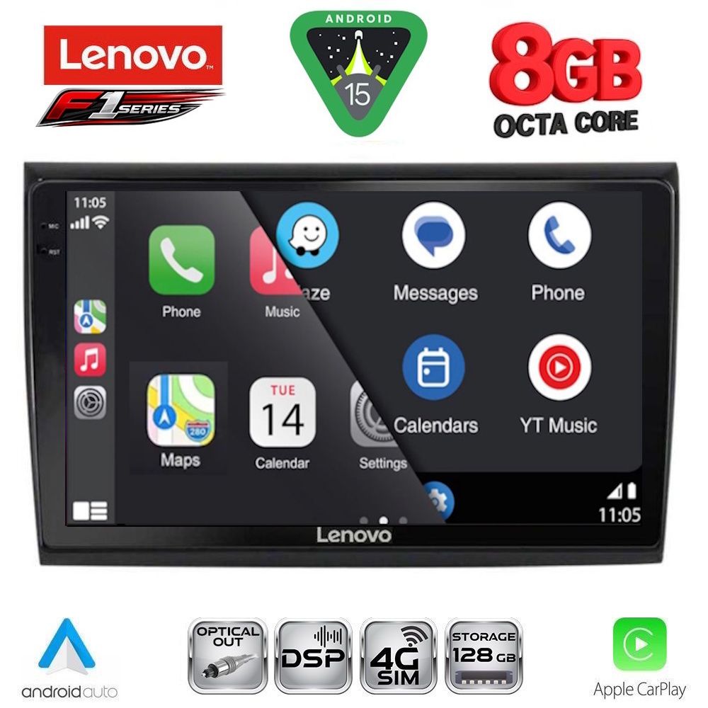 LENOVO SSR 10136_CPA (9inc) MULTIMEDIA TABLET for FIAT BRAVO mod. 2007-2019 - immagine 2