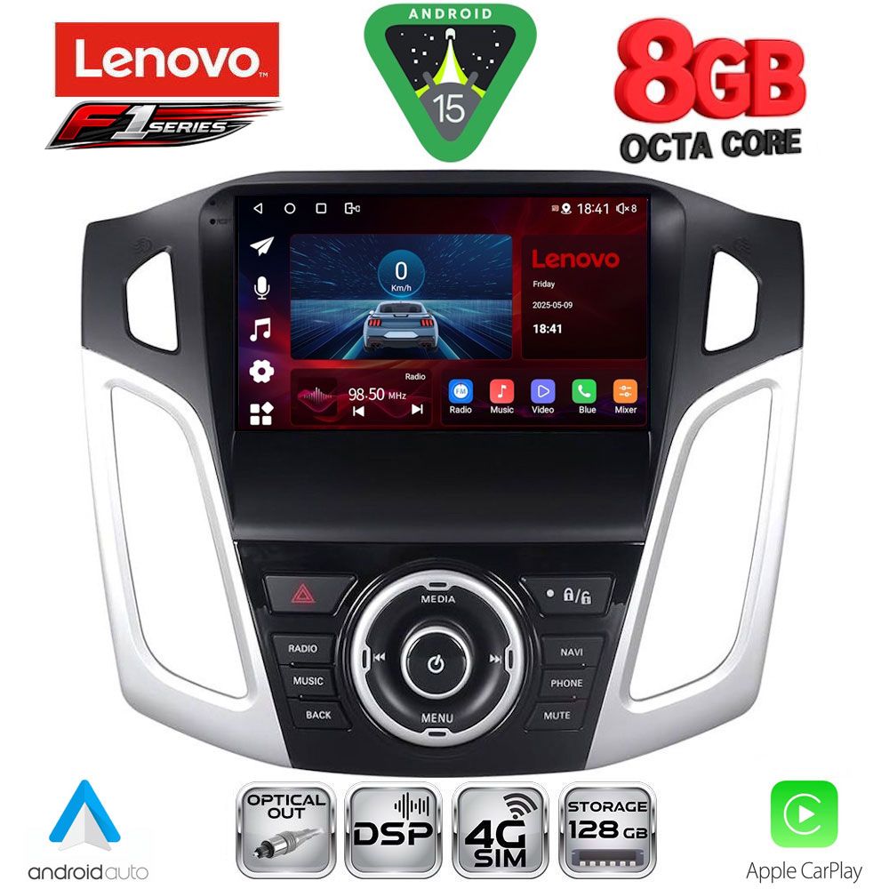 LENOVO SSR 10157_CPA (9inc) MULTIMEDIA TABLET for FORD FOCUS mod. 2011-2018
