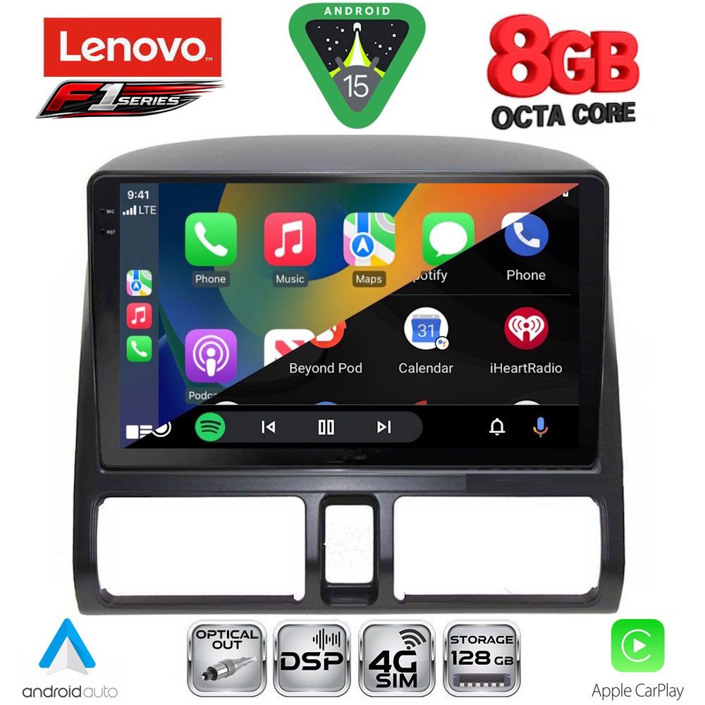 LENOVO SSR 10196_CPA CLIMA (9inc) MULTIMEDIA TABLET for HONDA CRV mod. 1996-2006 - immagine 2