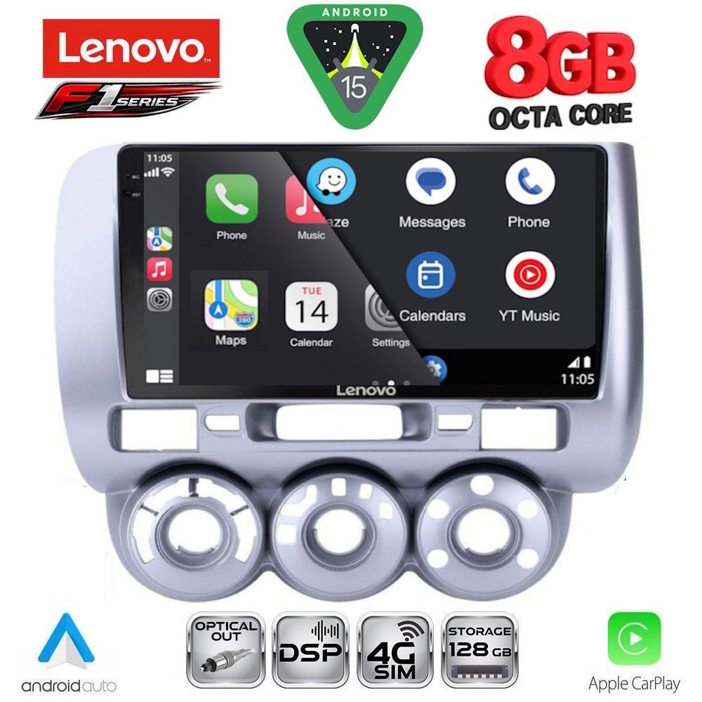 LENOVO SSR 10210_CPA A/C (9inc) MULTIMEDIA TABLET for HONDA JAZZ mod. 2002-2008 - immagine 2