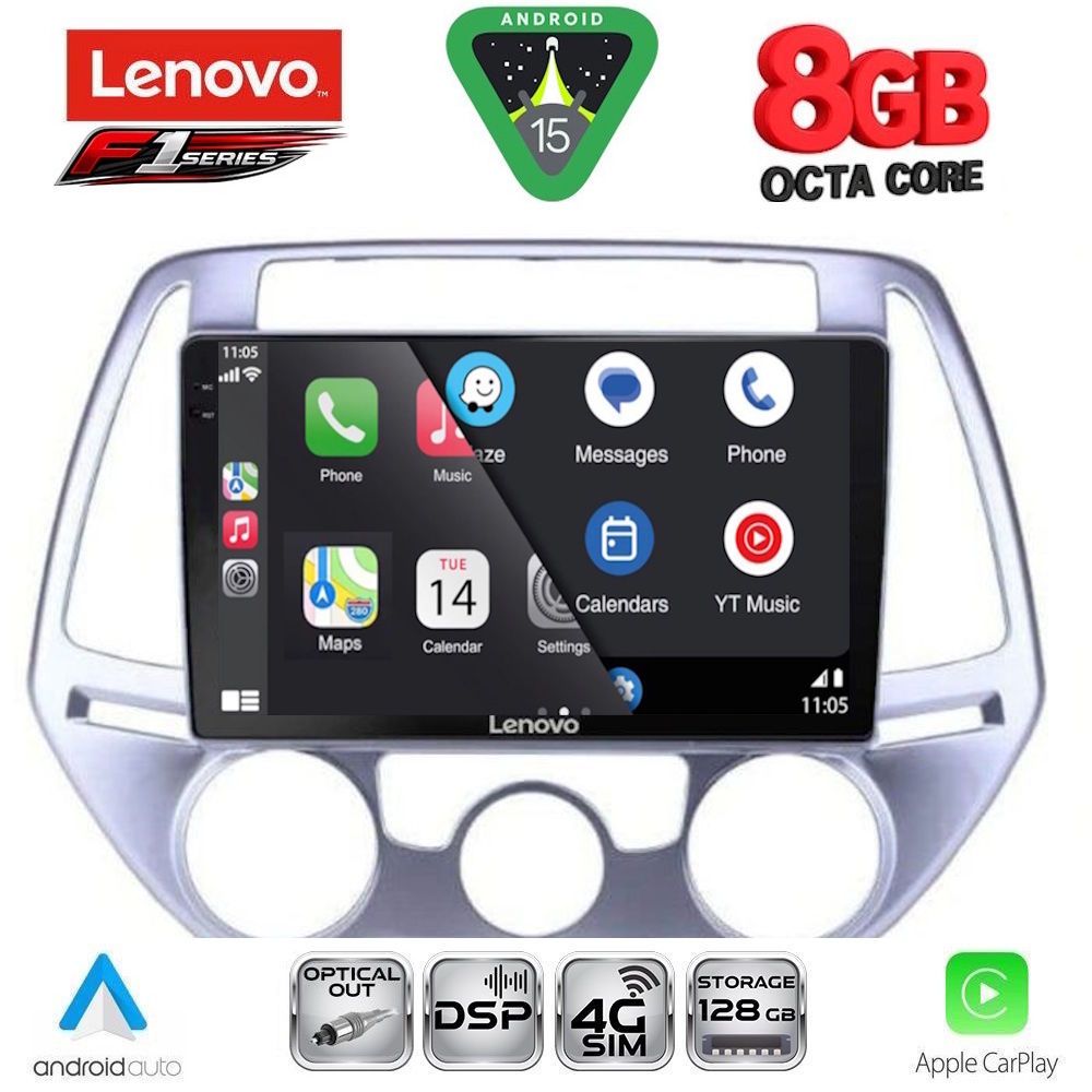 LENOVO SSR 10227_CPA A/C (9inc) MULTIMEDIA TABLET for HYUNDAI i20 mod. 2008-2012 - immagine 2