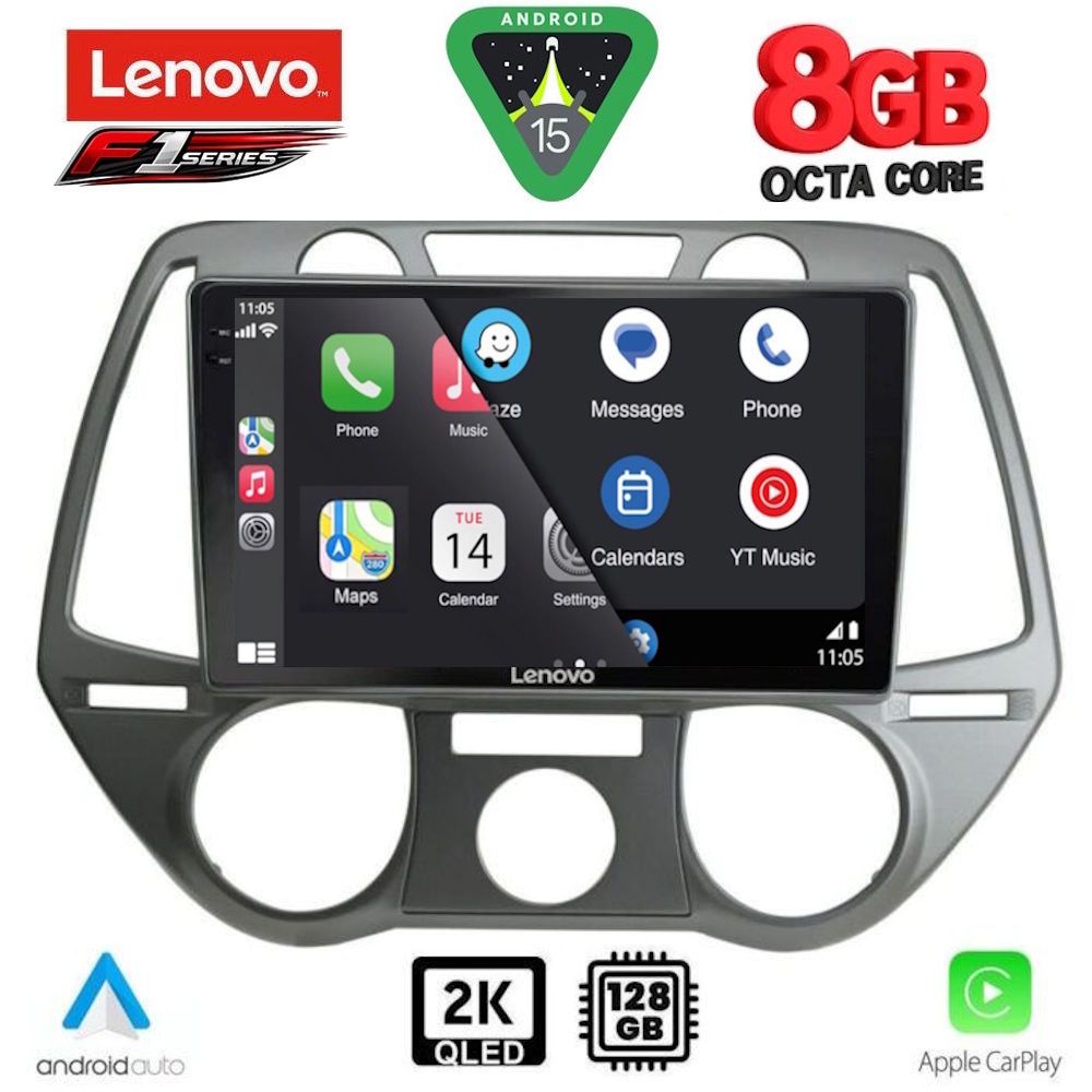 LENOVO SSR 10228_CPA A/C (9inc) MULTIMEDIA TABLET for HYUNDAI i20 mod. 2008-2012 - immagine 2