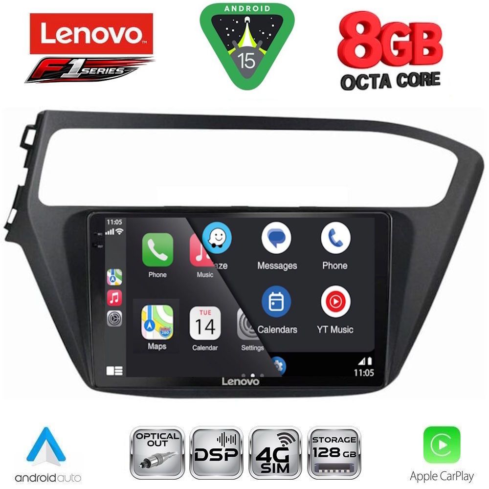 LENOVO SSR 10230_CPA (9inc) MULTIMEDIA TABLET for HYUNDAI i20 mod. 2018-2021 - immagine 2