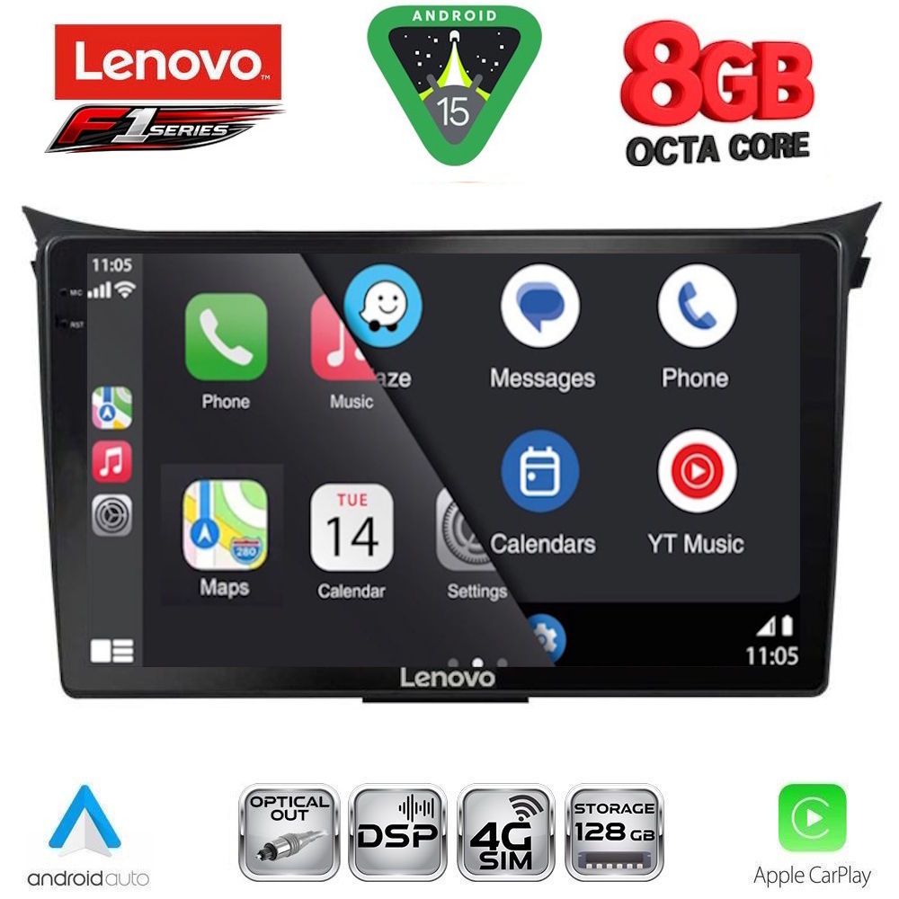 LENOVO SSR 10232_CPA (9inc) MULTIMEDIA TABLET for HYUNDAI i30 mod. 2012-2017 - immagine 2