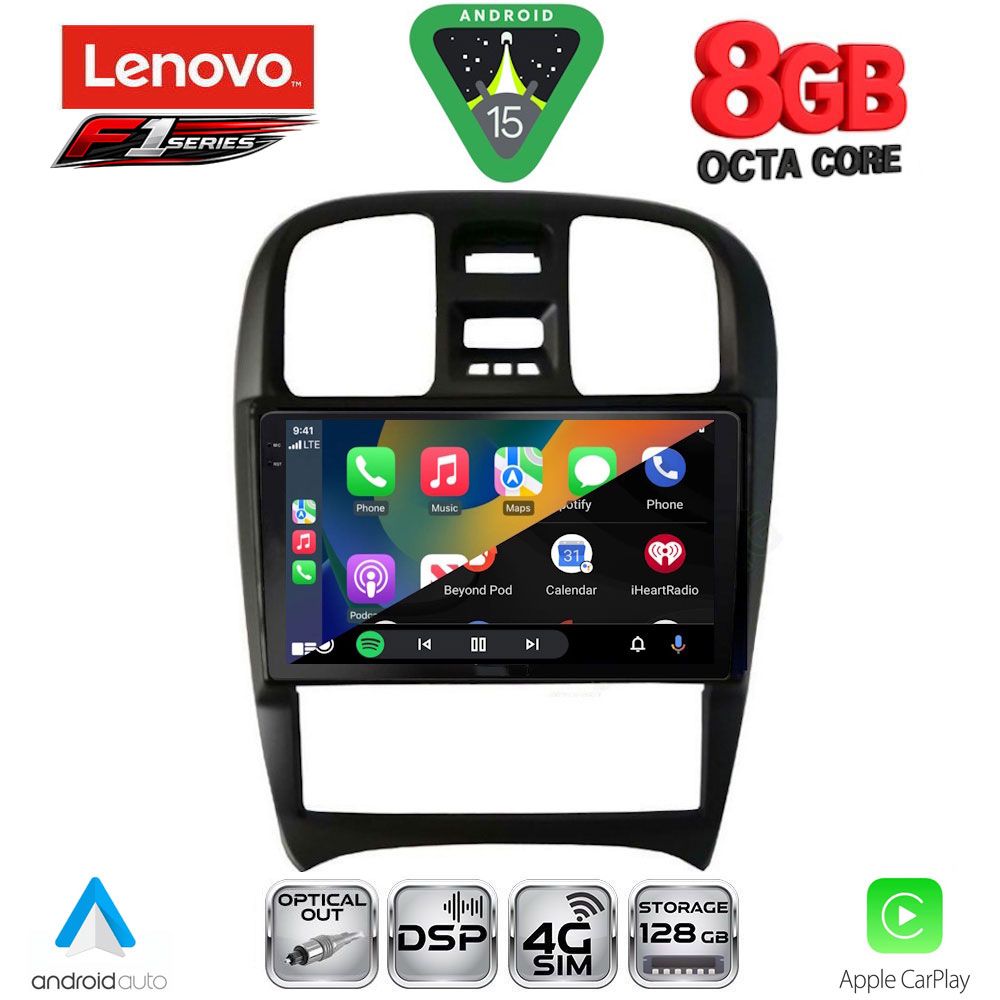 LENOVO SSR 10247_CPA (9inc) MULTIMEDIA TABLET for HYUNDAI SONATA mod. 2000-2006 - immagine 2