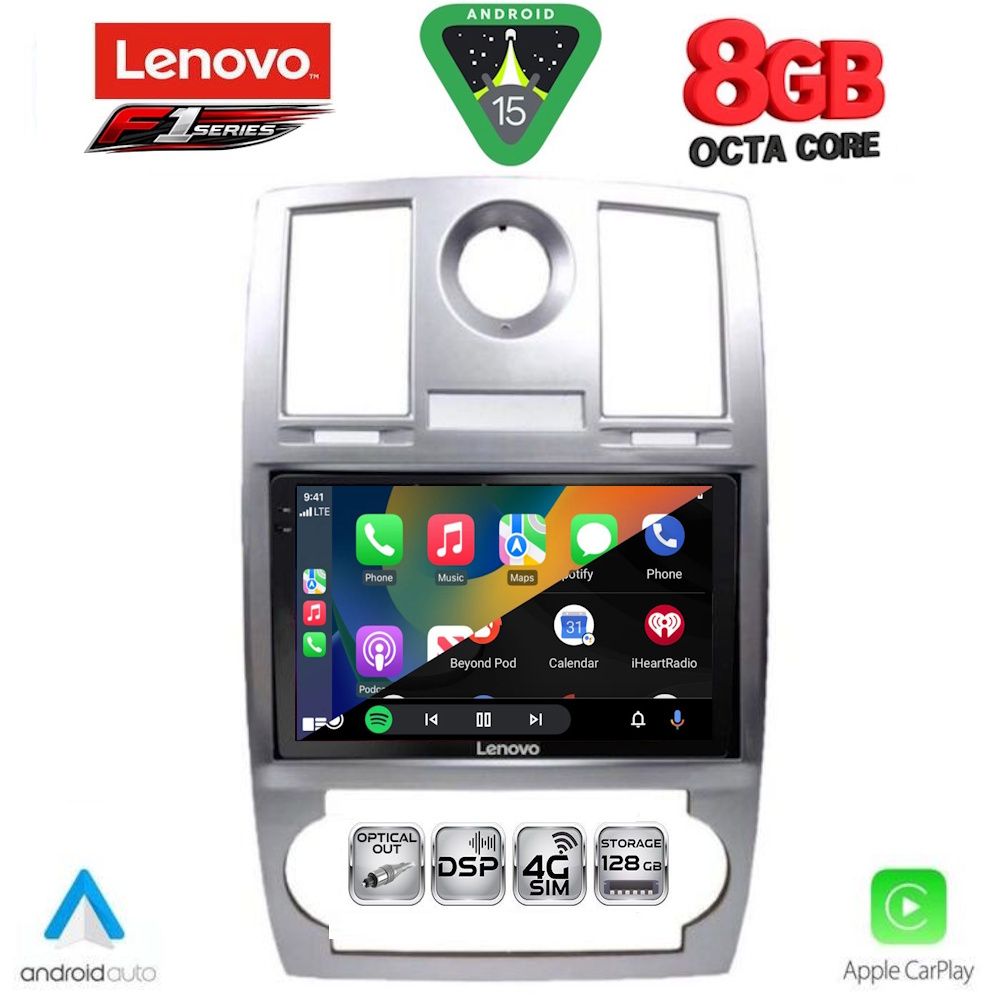 LENOVO SSR 10285_CPA (9inc) MULTIMEDIA TABLET for CHRYSLER 300C mod. 2005-2010 - immagine 2