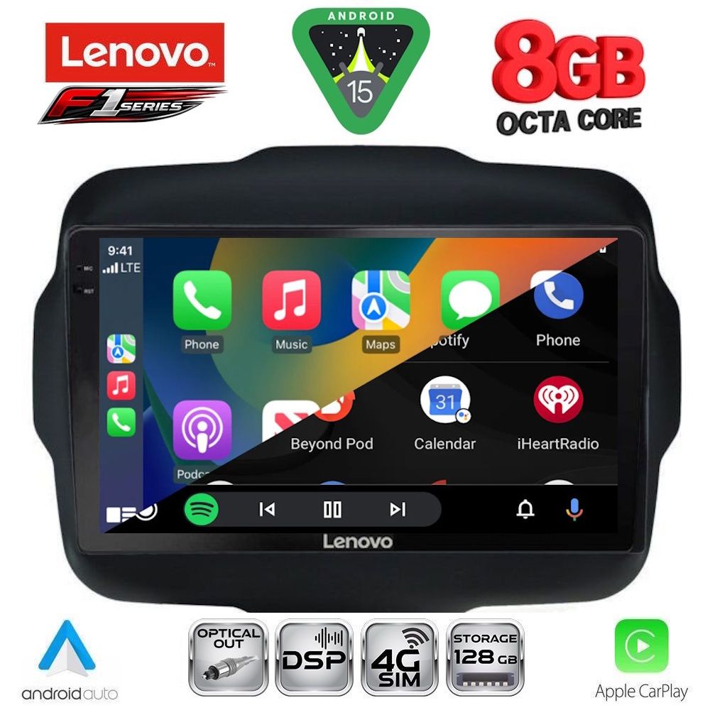 LENOVO SSR 10290_CPA (9inc) MULTIMEDIA TABLET for JEEP RENEGADE mod. 2014-2022 - immagine 2